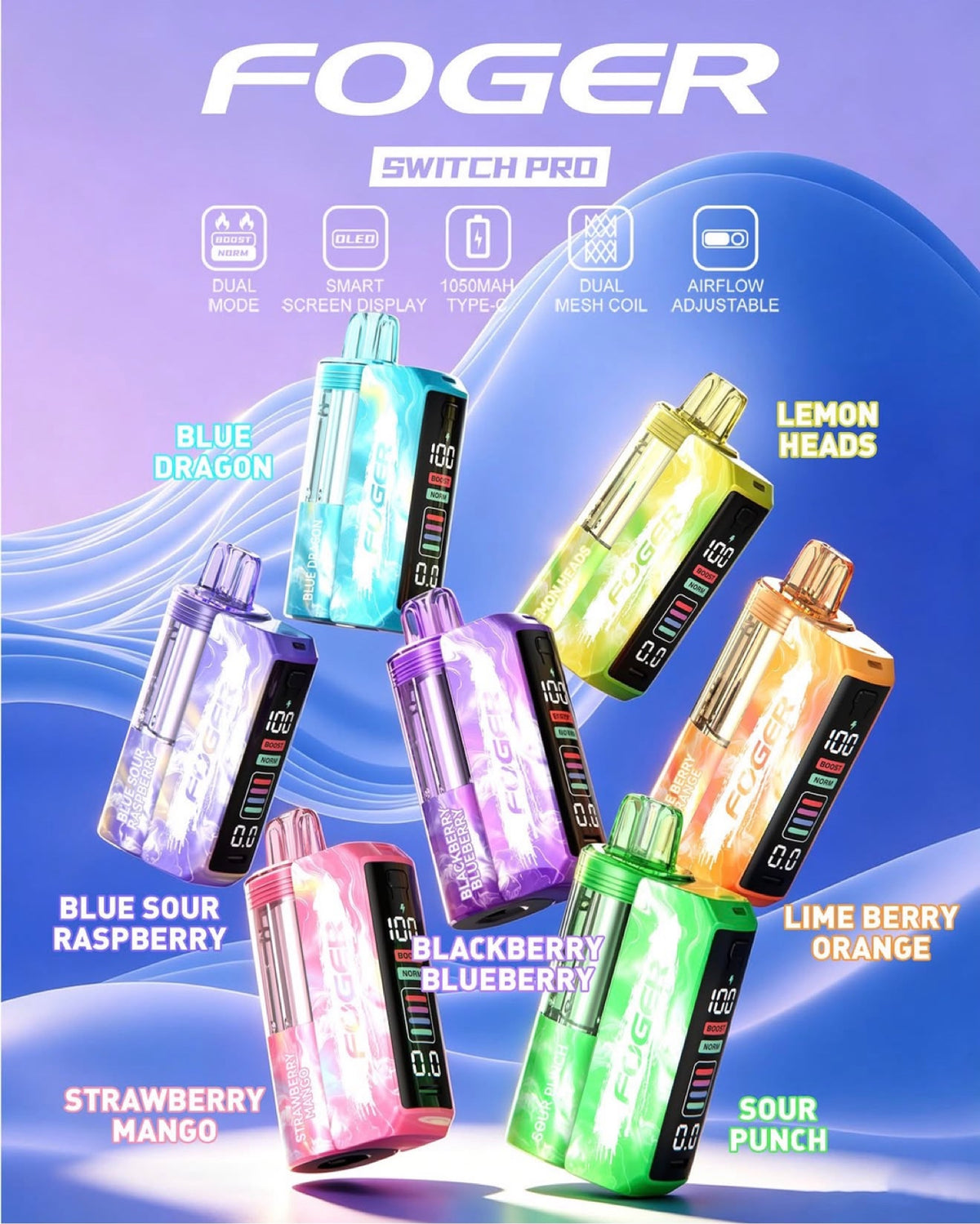 FOGER SWITCH PRO KIT 30K 5-PACK