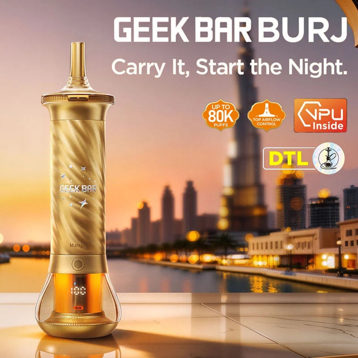 GEEK BAR BURJ 80K 5-PACK